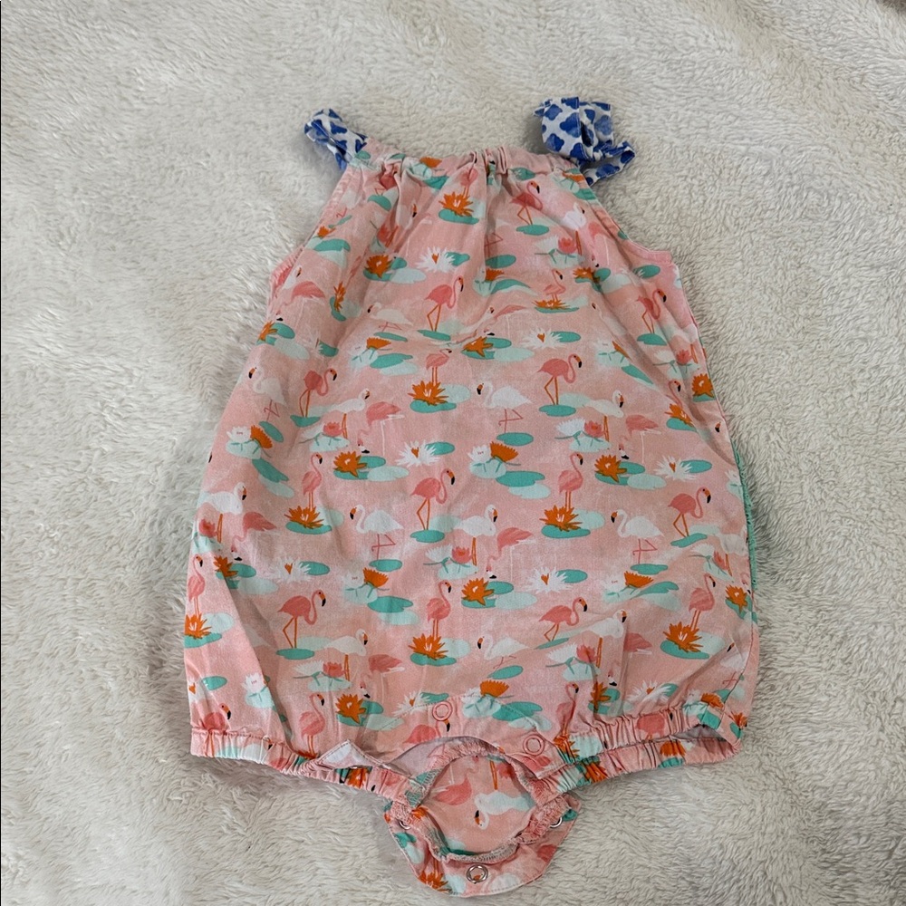 Matilda Jane - Flamingo Print Baby Romper